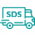 SDS delivery truck icon